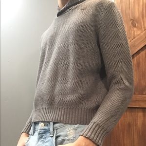 Grey Long Sleeve Sweater